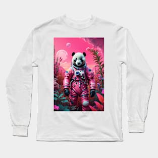 Panda in Space Long Sleeve T-Shirt